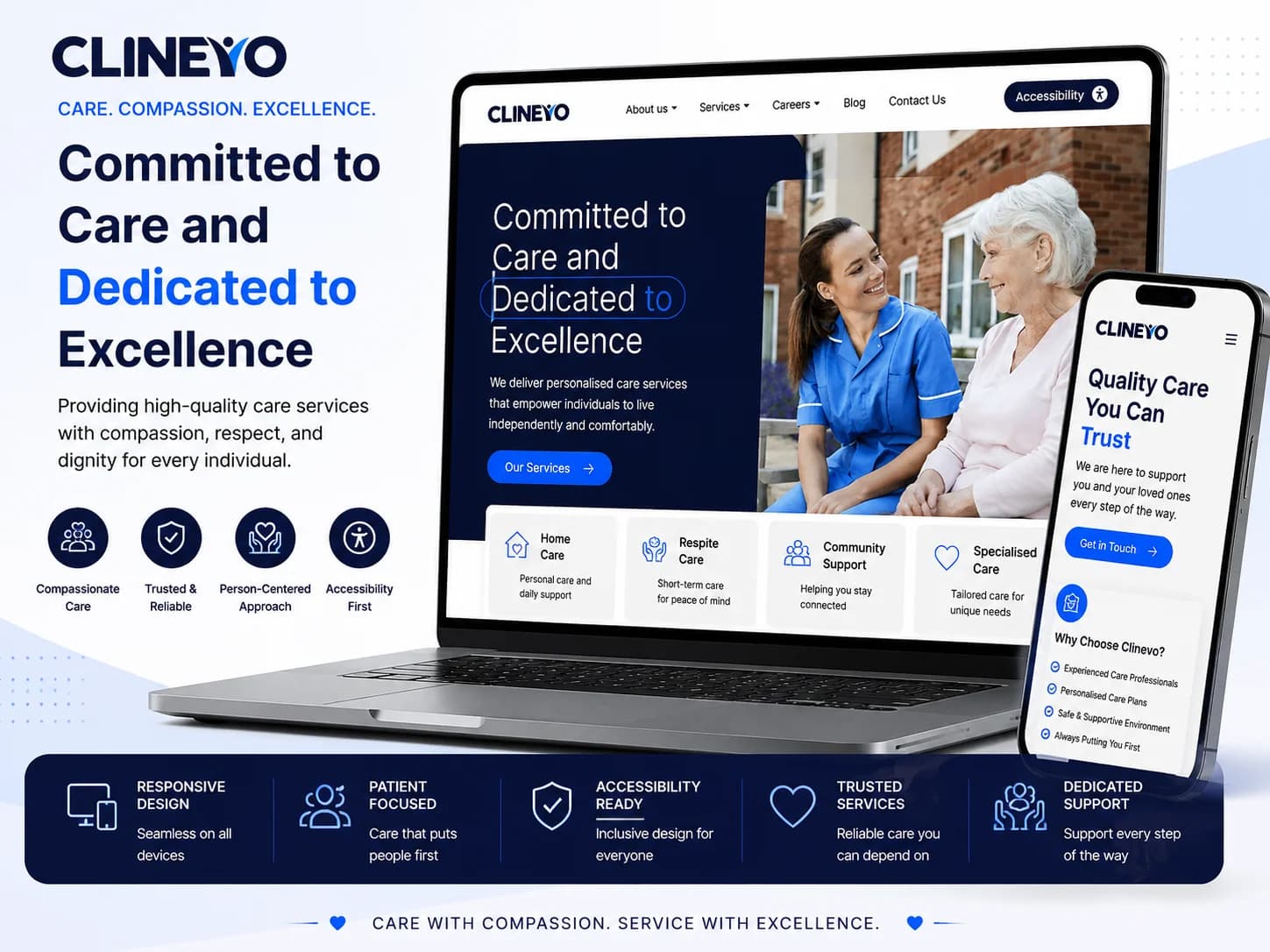 Clinevo Healthcare Services Web Platform -