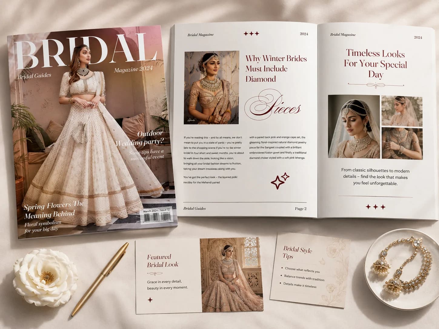 Bridal Guides Magazine Design -